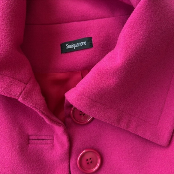 Sinequanone Elegant Coat | Size M | Like New | Sophisticated & Timeless Style - Picture 5 of 8